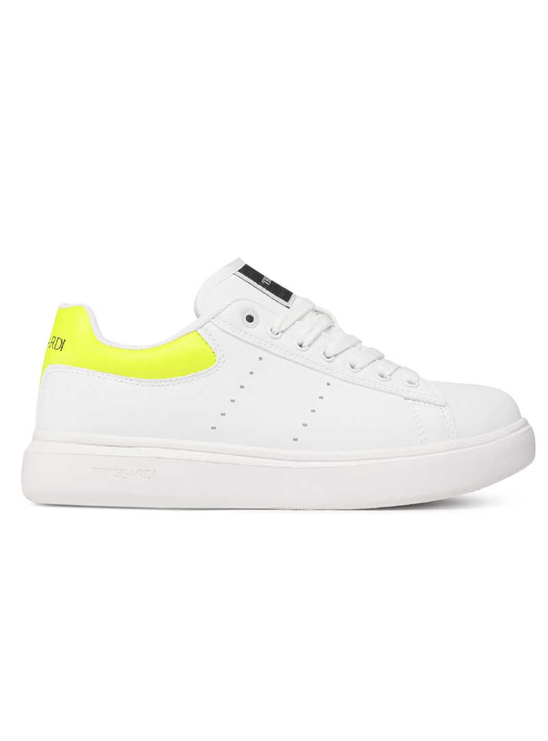 ART. 77A00340 9Y099998 COL. W722 WHITE/YELLOW SCARPE TRUSSARDI UOMO