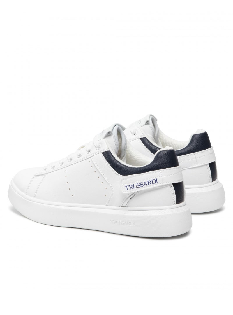 77A00412 9Y099997 COL. W656 BIANCO/BLU sneakers trussardi